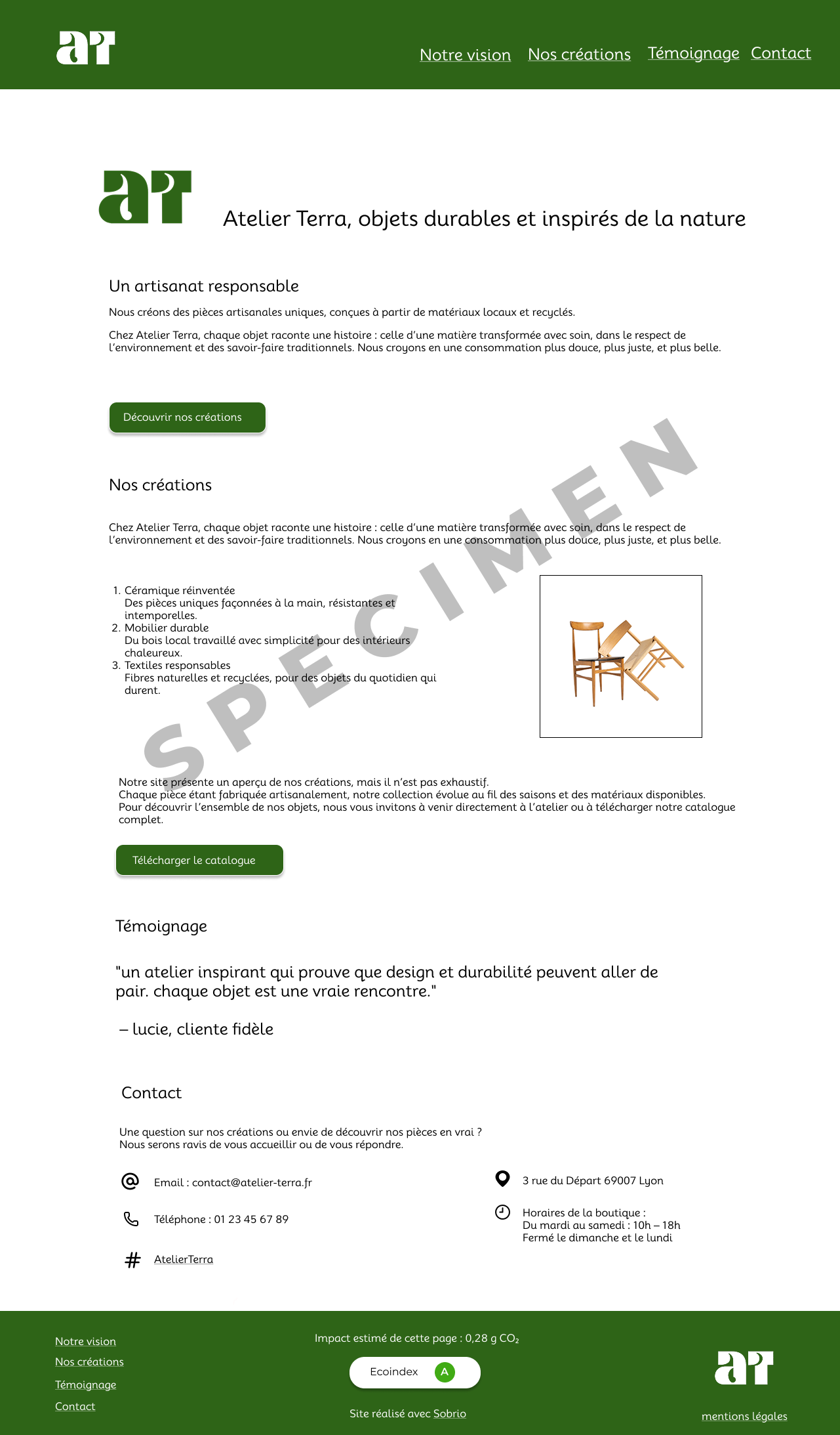site preview